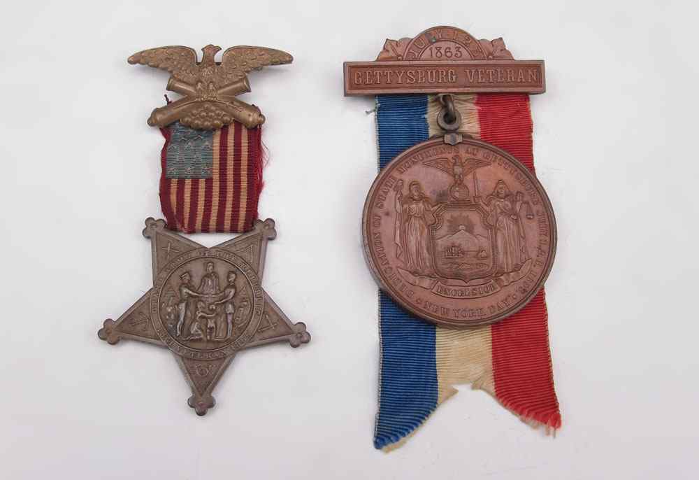 Appraisal: PIECE GAR CIVIL WAR VETERANS MEDALS To include GAR medal