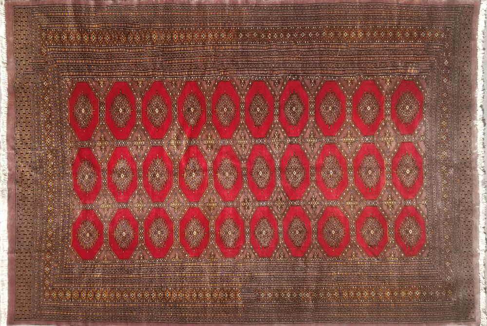 Appraisal: Hand Woven Wool Bokara Carpet Hand Woven Wool Bokara Carpet