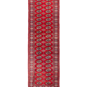 Appraisal: A Bokhara Wool Runner x inches Property from a Colorado