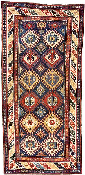 Appraisal: A South Caucasian rug late th century size approximately ft