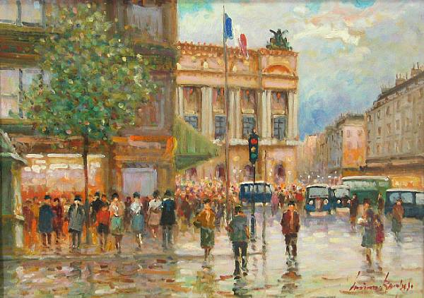 Appraisal: Luciano Rampaso Italian French born Paris Opera signed 'Luciano Rampaso'