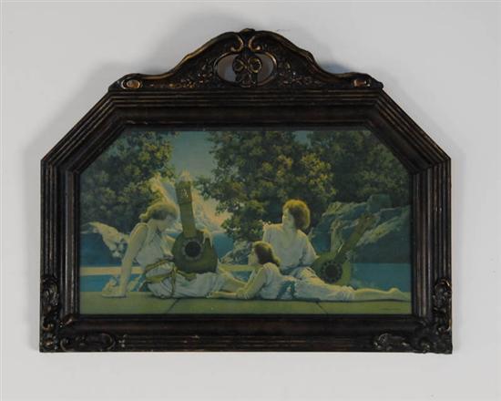 Appraisal: Maxfield Parrish Print The Lute Players in period frame x