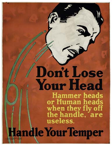 Appraisal: ANONYMOUS DON'T LOSE YOUR HEAD x inches Mather Company Chicago