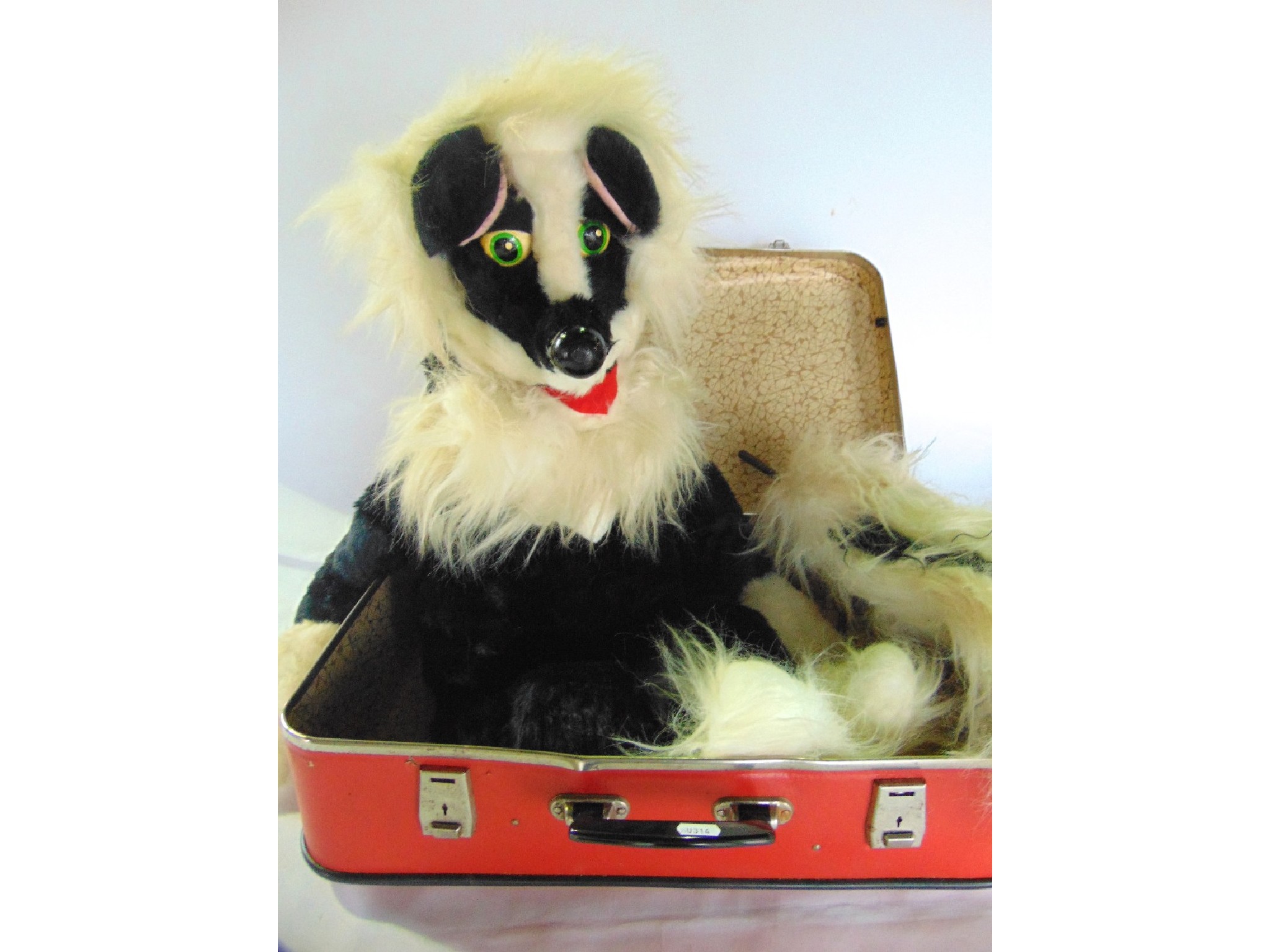 Appraisal: Fragrance the Skunk a th century bespoke made ventriloquists doll