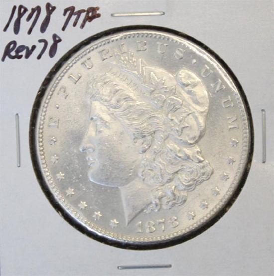 Appraisal: Morgan Dollar Tail Feathers Rev BU