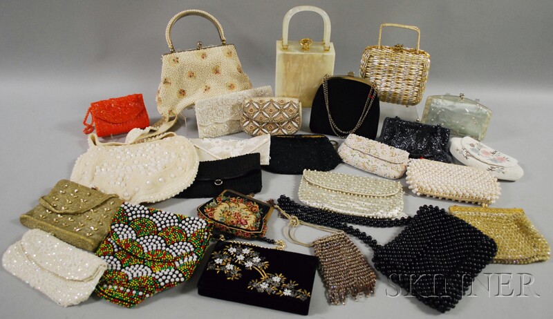 Appraisal: Large Group of Beaded and Vintage Purses including a Stylecraft