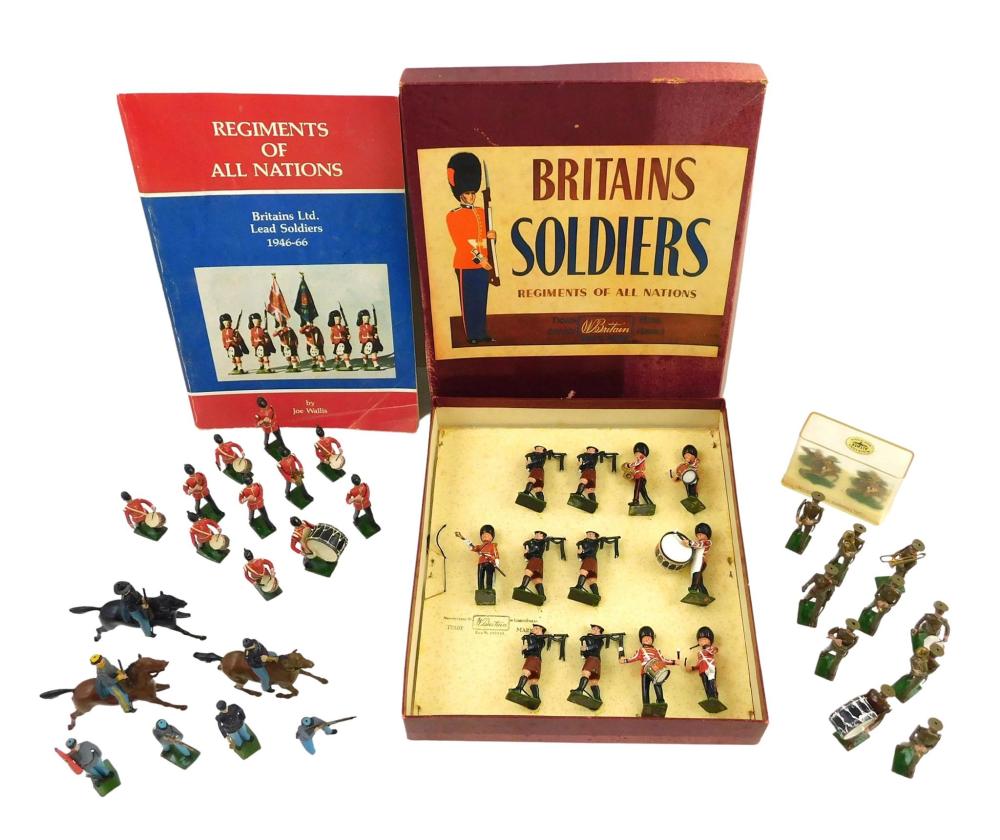 Appraisal: TOYS Painted lead soldiers Britian Ltd early th C including