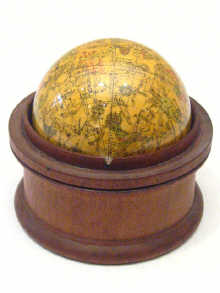 Appraisal: A cm inch diameter pocket globe Newton's Improved Pocket Celestial