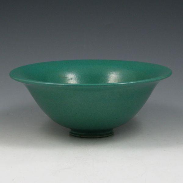 Appraisal: Saturday Evening Girls SEG flared bowl in a turquoise semi-gloss