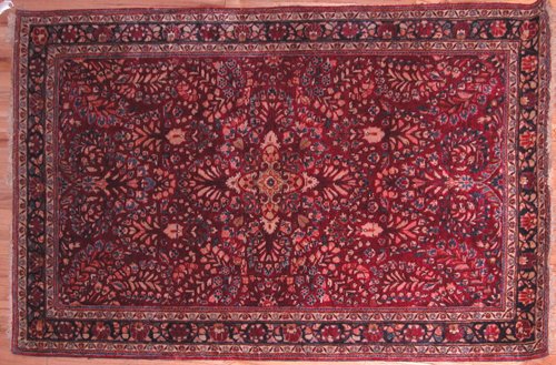 Appraisal: Artist Persian Rug Maker circa Title Sarouk Carpet Medium wool