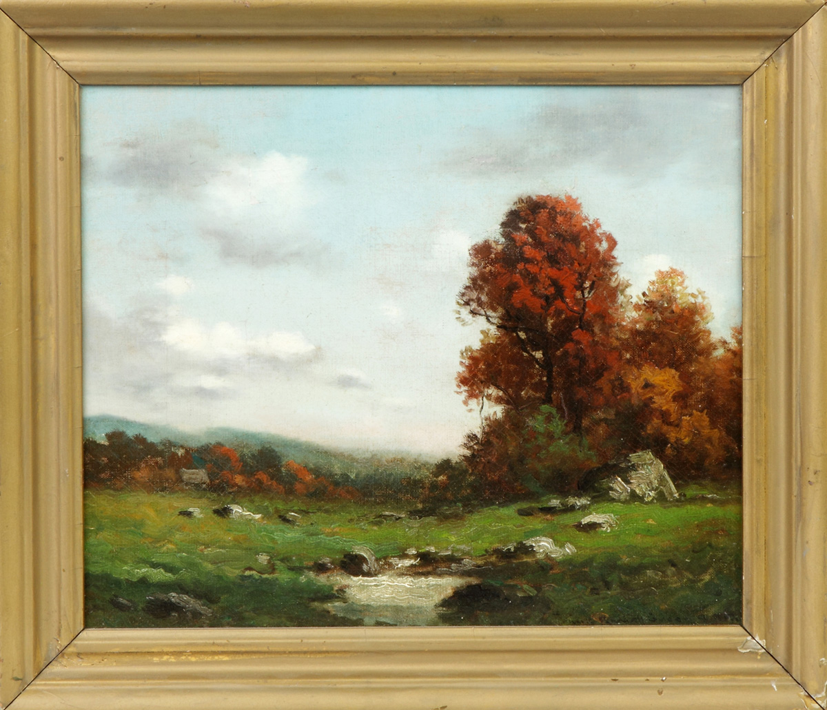 Appraisal: Frank Russell Green American - Landscape Sgn Lower right Frank