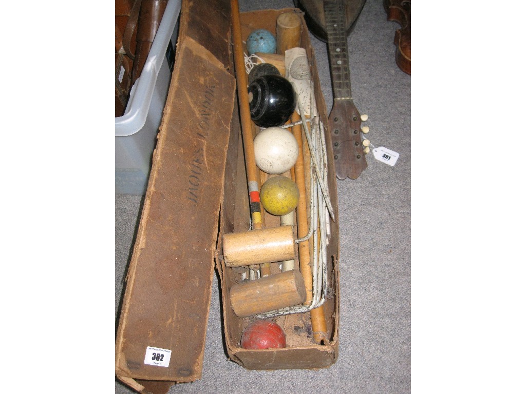 Appraisal: Junior croquet set