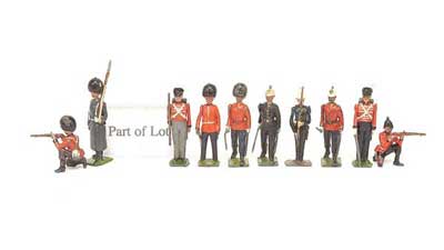 Appraisal: Britains - Pre Post War Issue Infantry comprising x British