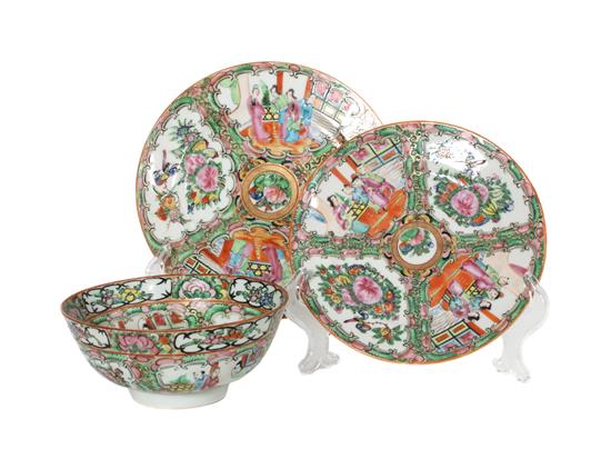 Appraisal: Sale Lot A Collection of Chinese Rose Medallion Porcelain comprising