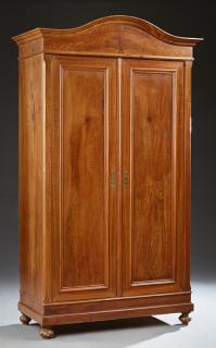 Appraisal: Louis XVI Style Carved Walnut Armoire c th Louis XVI