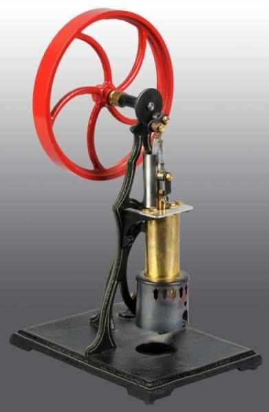 Appraisal: Vertical Hot Air Engine Description This contemporary Stirling Cycle engine