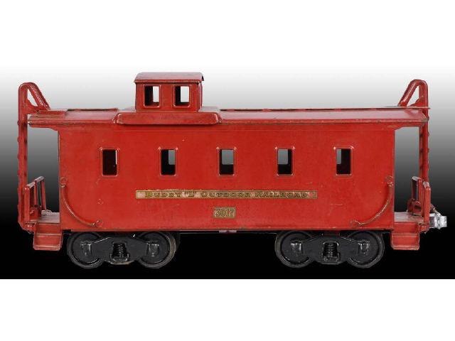 Appraisal: Pressed Steel Buddy L Outdoor Railroad Caboose Description Circa Some