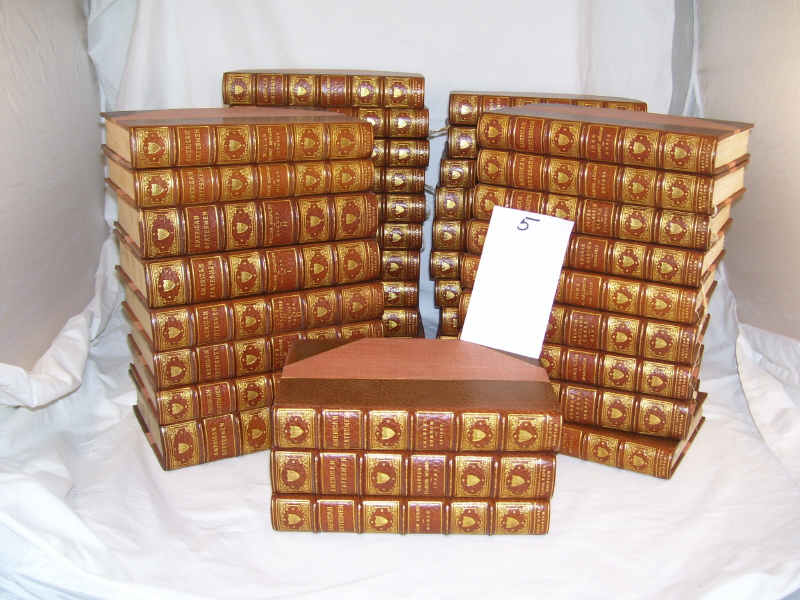 Appraisal: American Statesman books index Leather bound volumes published by Houghton