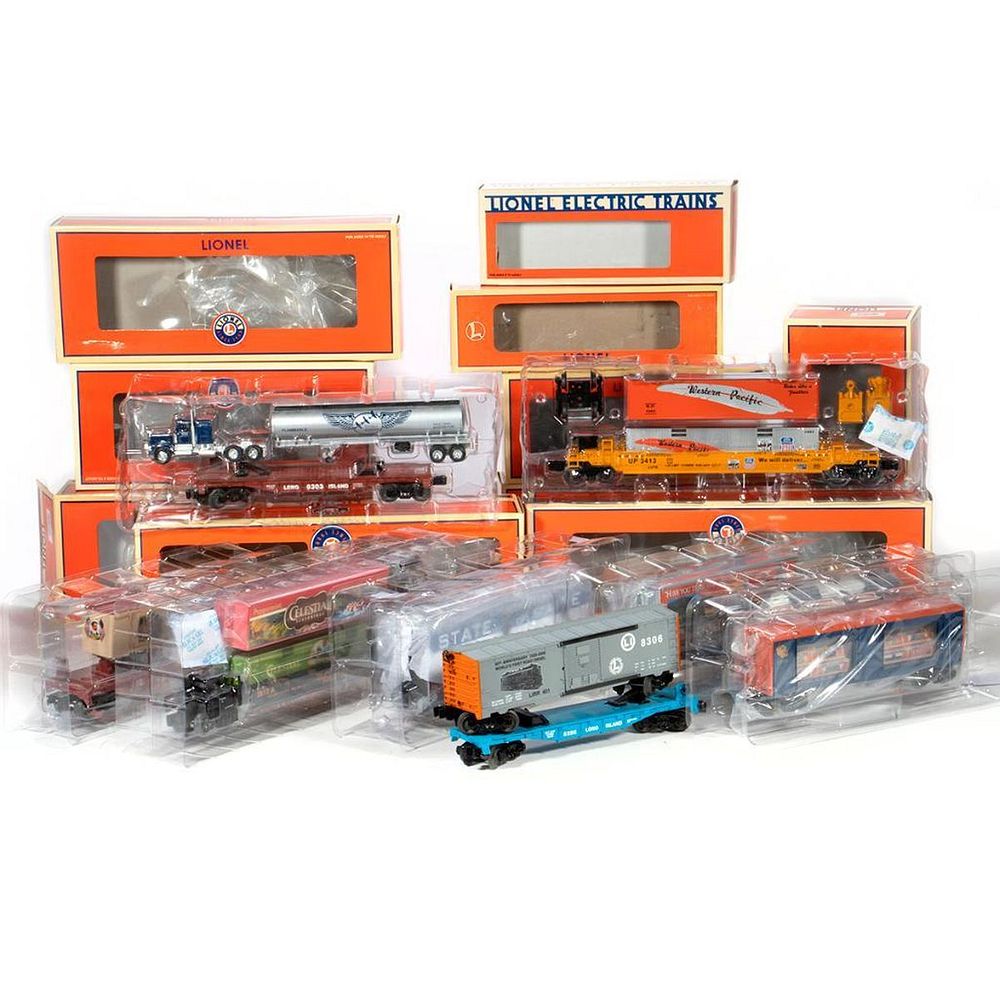 Appraisal: Lionel Convention O Gauge Freight Cars - LOTS -Alpenrose Flatcar