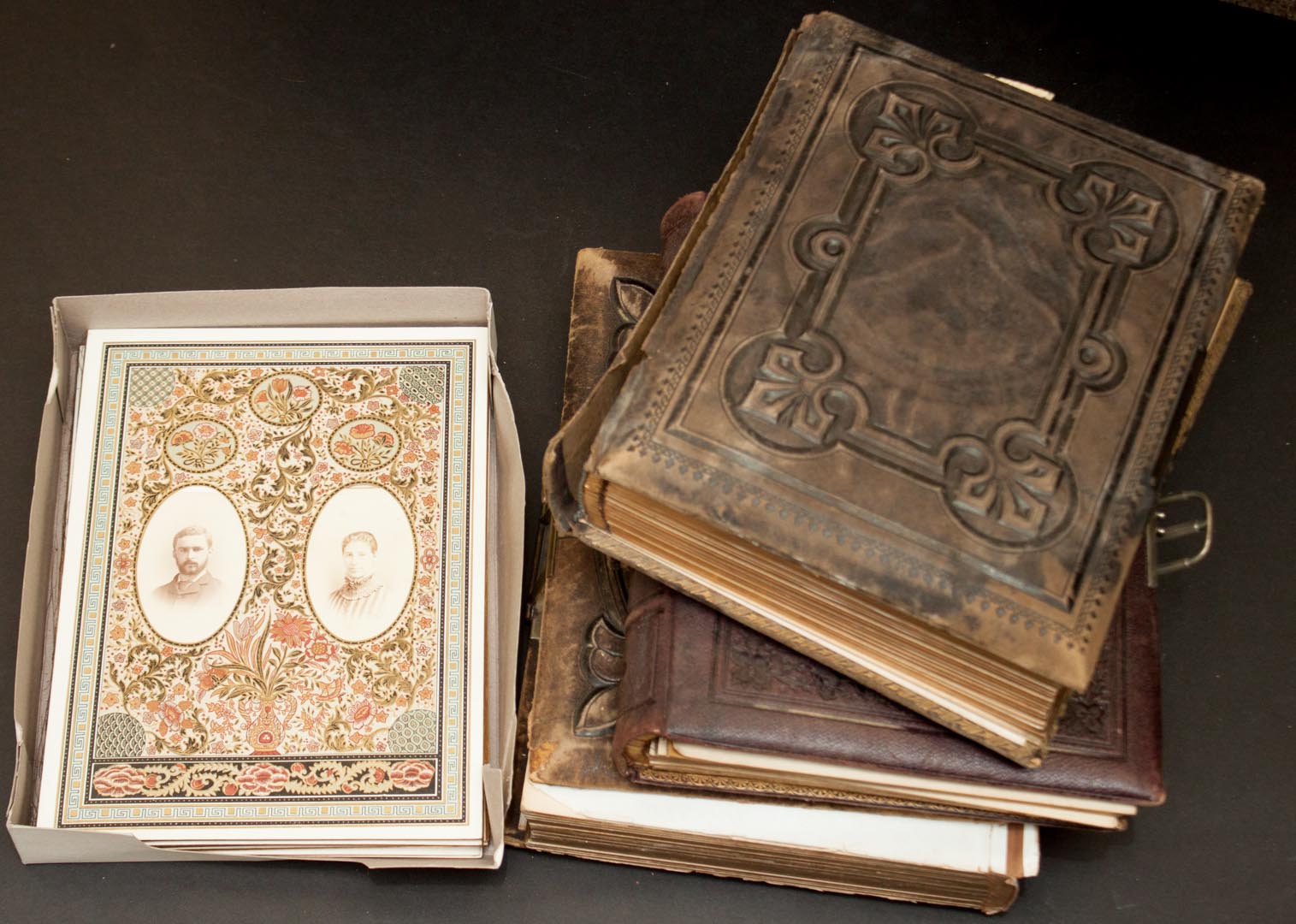 Appraisal: Photography Three Victorian albums in full leather bindings with clasps