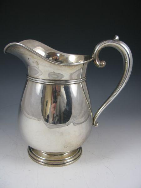 Appraisal: Manchester Sterling Silver Water Pitcher pattern pint capacity troy ozs