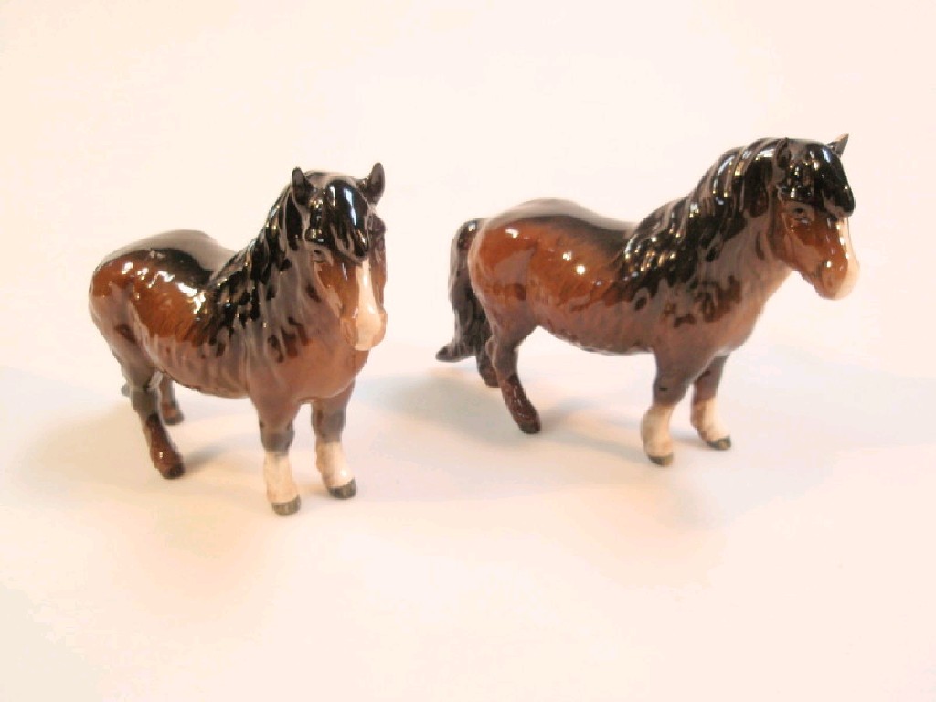 Appraisal: Two Beswick horses