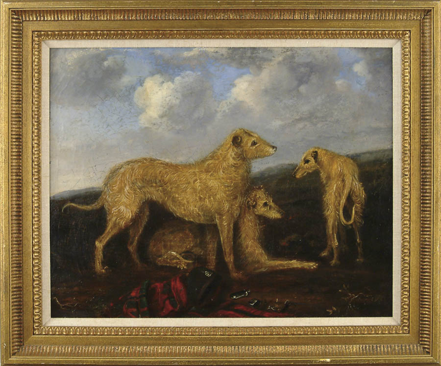 Appraisal: ALEXANDER MCINNES British th Century BRAN GRUICKRACH OSCAR Oil on