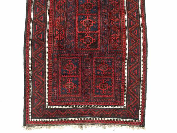 Appraisal: A Belouch rug size approximately ft in x ft