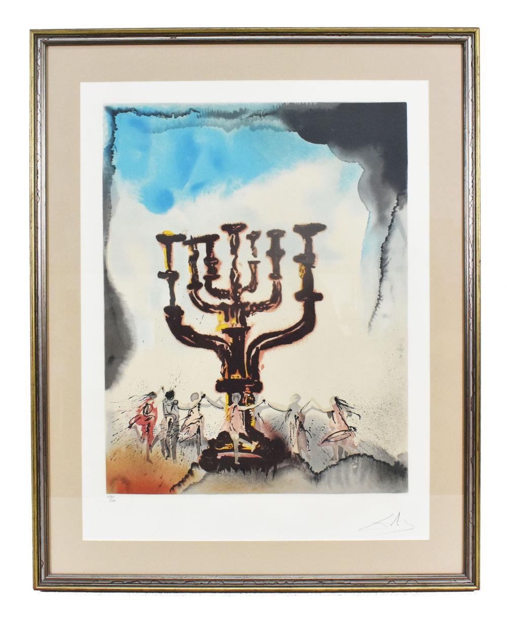 Appraisal: SALVADOR DALI Spanish - Orah-Horah Signed Dali in pencil and