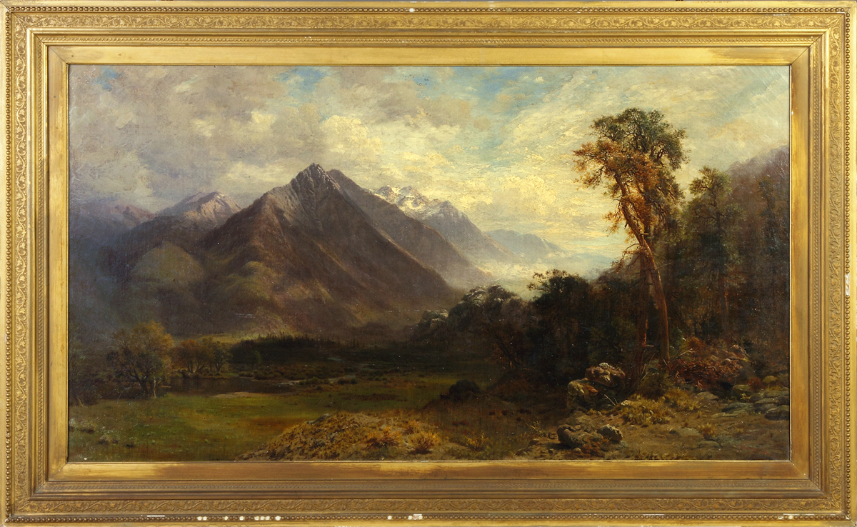 Appraisal: Hamilton Hamilton American - Landscape w mountains Sgn Lower right