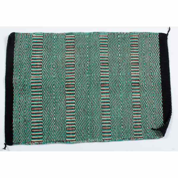 Appraisal: Navajo Double Saddle Blanket woven of commercial yarn in colors