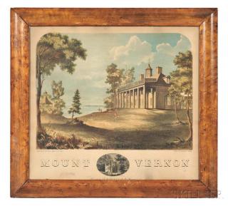 Appraisal: Washington George - Mount Vernon Philadelphia by F Collins for