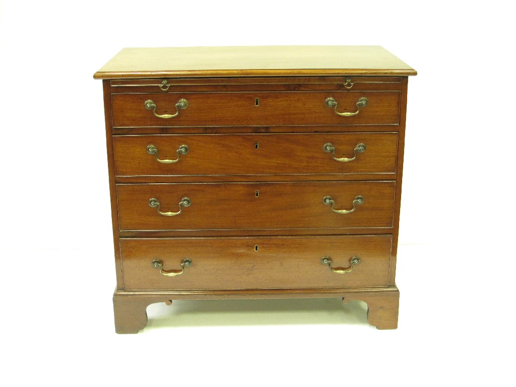 Appraisal: An th Century mahogany Chest of four long graduated drawers