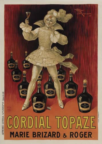 Appraisal: HENRY LE MONNIER CORDIAL TOPAZE x inches x cm Affiches