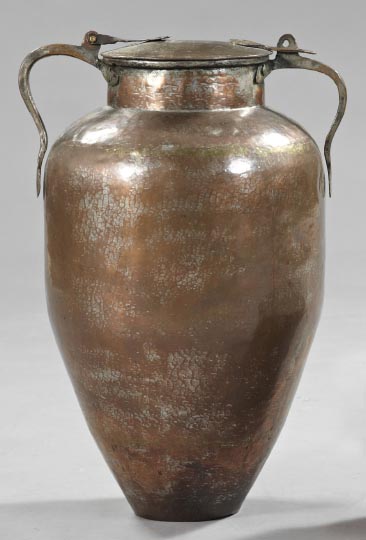 Appraisal: Large Middle Eastern Attenuated Pyriform Storage Jar first quarter th