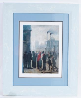 Appraisal: After LS Lowry British - Salford Street Scene numbered in