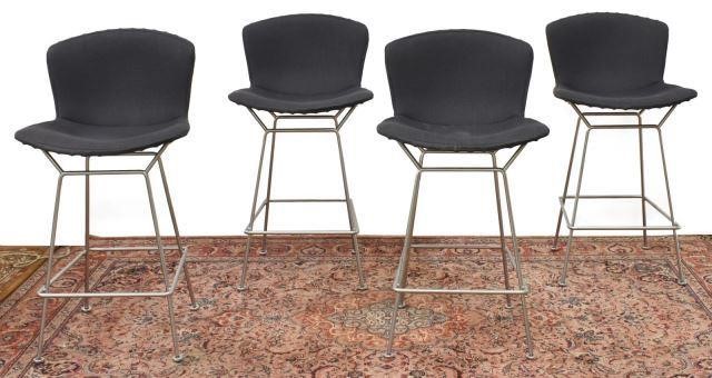 Appraisal: lot of Mid-century modern barstools designed by Harry Bertoia Italy