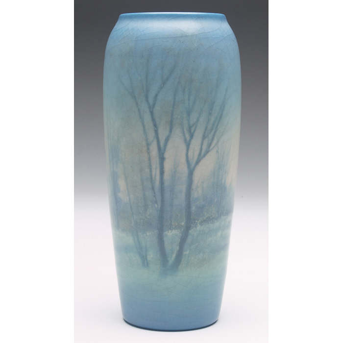 Appraisal: Good Rookwood vase tapered shape in a Vellum glaze with