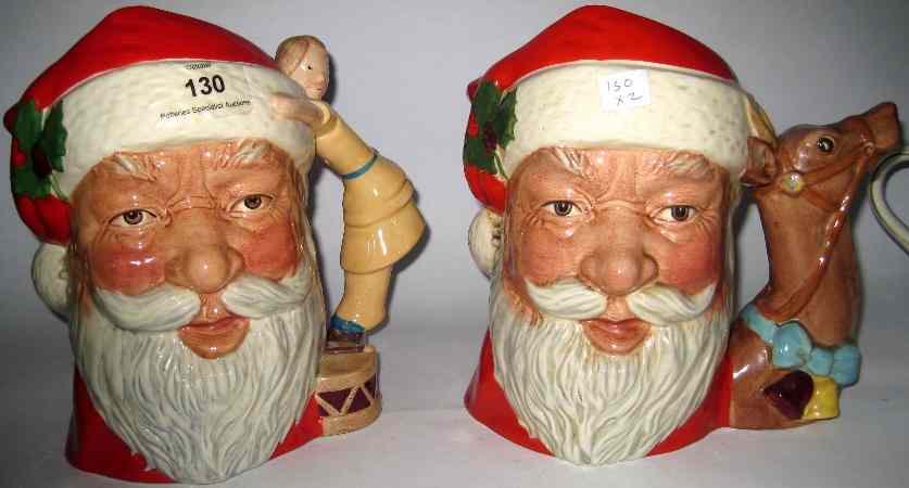 Appraisal: Royal Doulton Large Character Jugs - Santa Claus Doll Handle