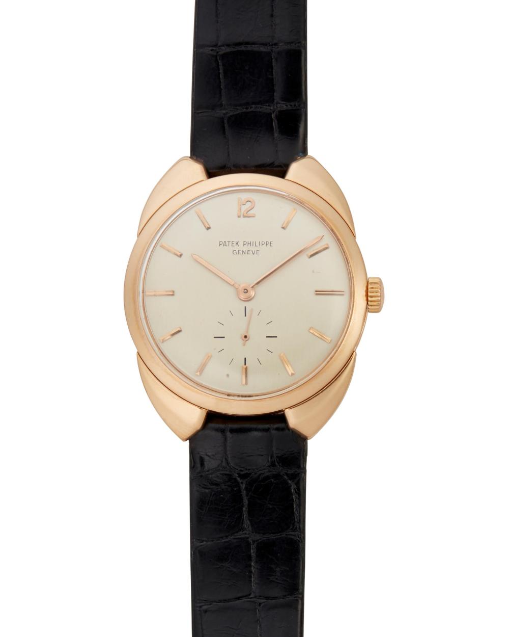 Appraisal: A PATEK PHILIPPE GOLD WRISTWATCHA Patek Philippe gold wristwatch k