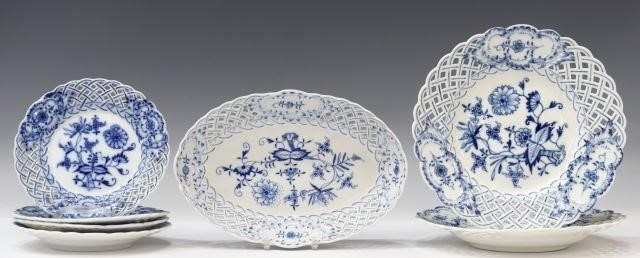 Appraisal: lot of Meissen porcelain tableware in the Blue Onion pattern