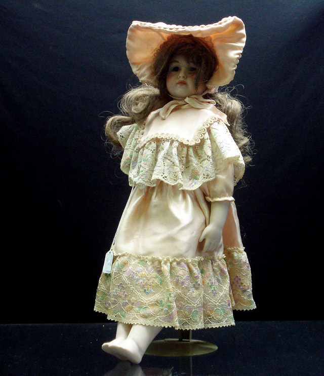 Appraisal: Roma Day reproduction Kammar Reinhard character doll bisque head and