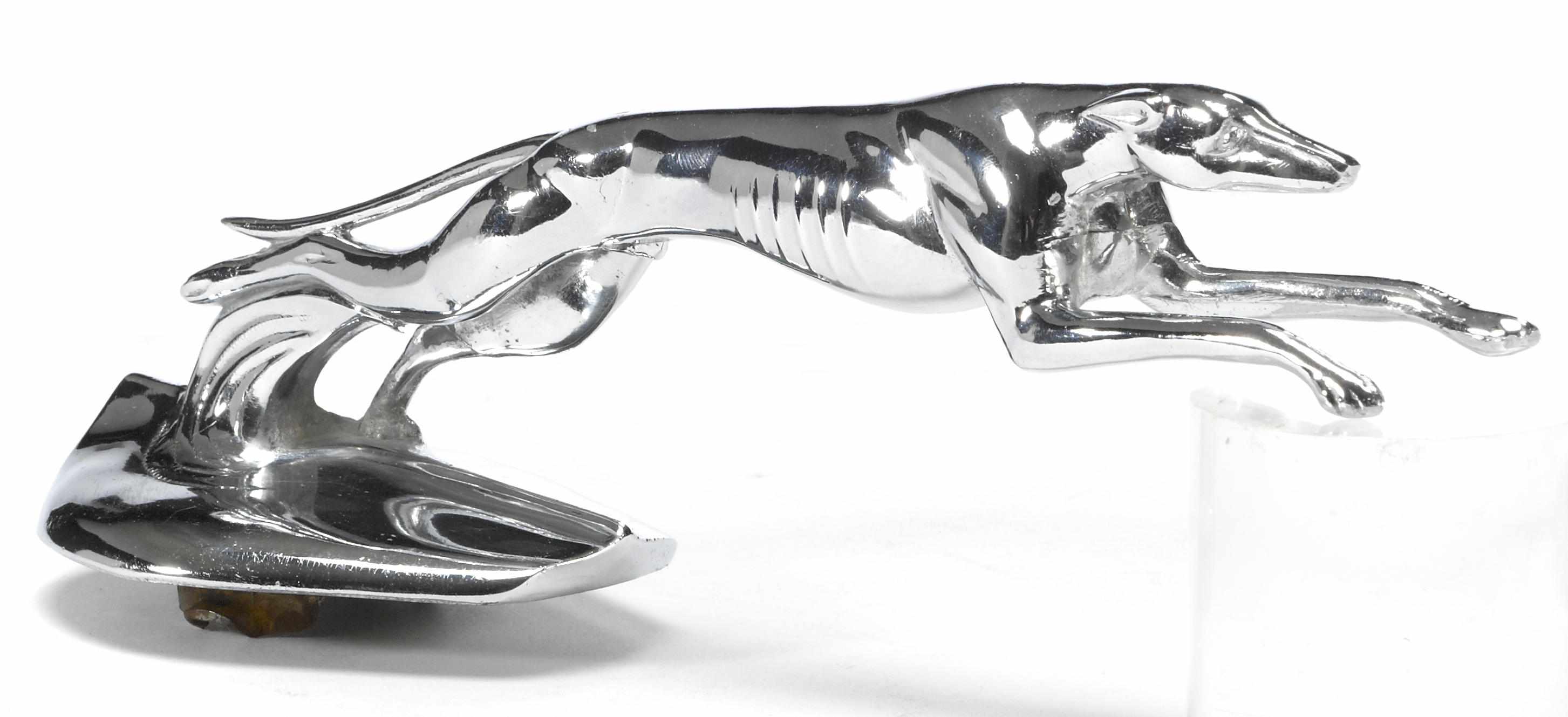 Appraisal: A good Ford 'Greyhound' mascot zinc die cast chrome plated