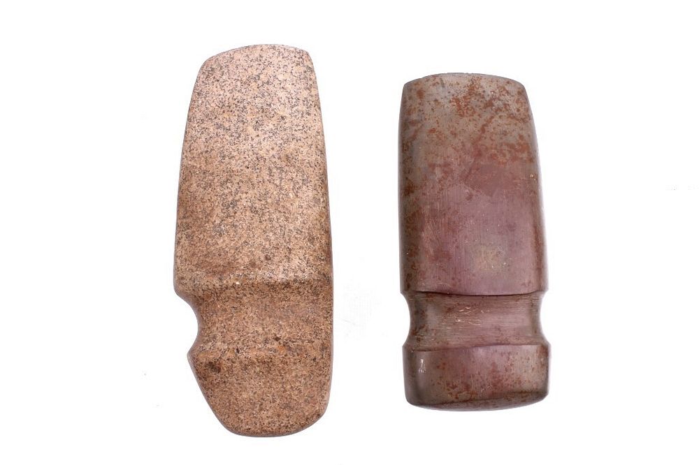 Appraisal: Jefferson County KY Groove Offset Axe Heads For your consideration