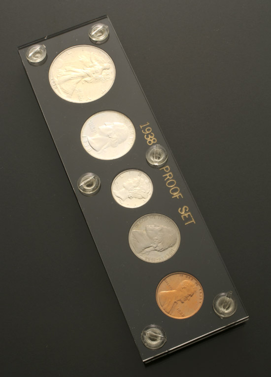 Appraisal: U S Five-Coin Proof Set Dated