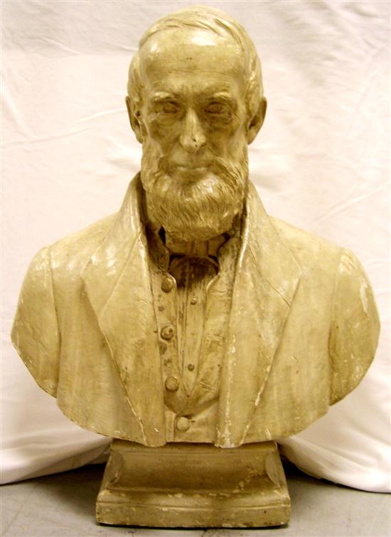 Appraisal: Caproni Brothers ''John Greenleaf Whittier'' Quaker Abolitionist plaster bust The