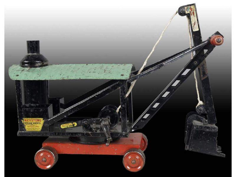 Appraisal: Pressed Steel Keystone Steam Shovel Toy Description '' L Circa