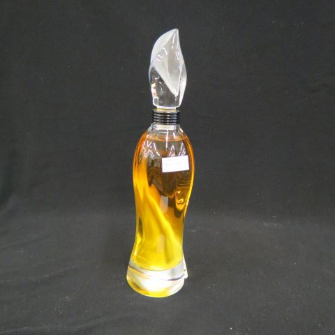 Appraisal: Crystal Perfume Factice Catalis byHalston excellent