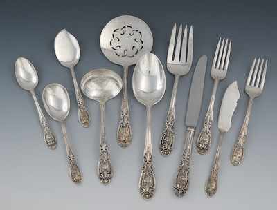 Appraisal: A Partial Set of Sterling Silver Flatware by Easterling Company