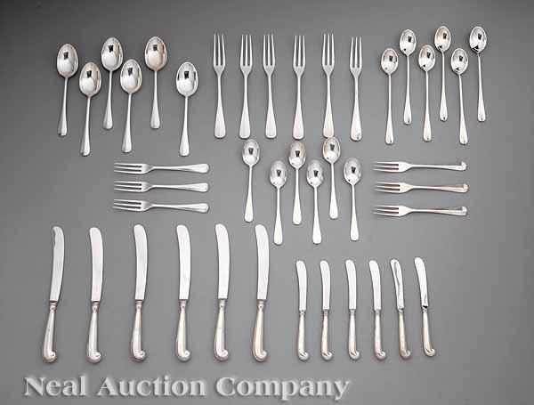 Appraisal: An American Sterling Silver Flatware Service for Six Stieff for